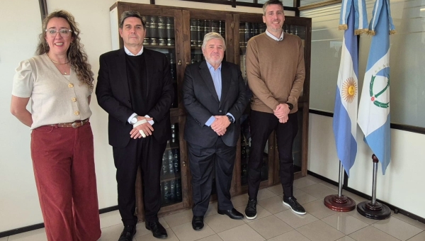 Reunión en la Dirección Provincial de Rentas del Neuquén